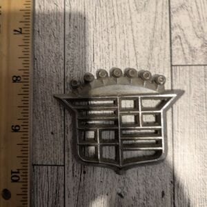 Cadillac Silver Car Emblem